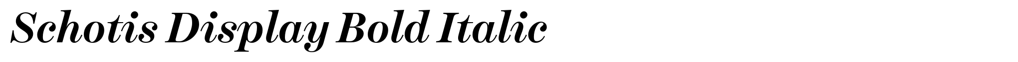 Schotis Display Bold Italic image